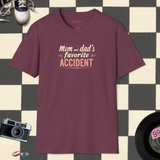 Mom and Dad’s Favorite Accident Graphic T-Shirt