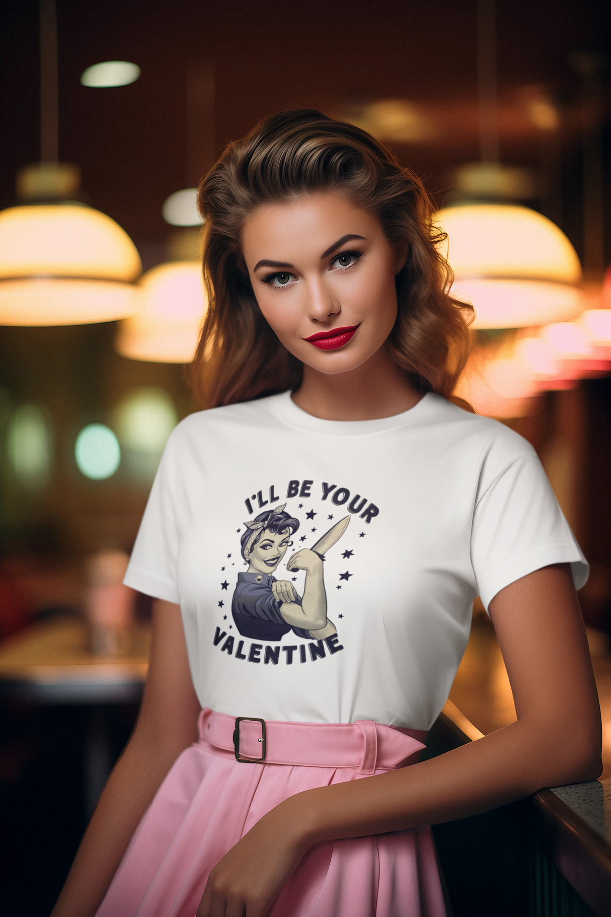 I’ll Be Your Valentine Retro T-Shirt