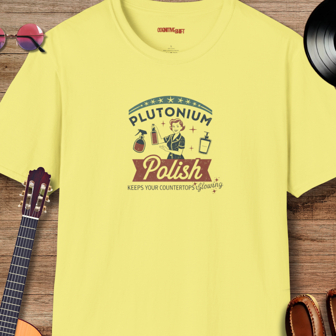 Plutonium Polish Retro Graphic T-Shirt