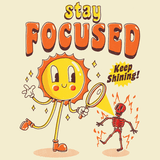 'Stay Focused' Ringer Shirt