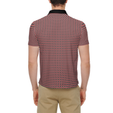 Crimson Dot Slim Fit Polo