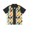 Cats! Button Up Bowling Style - Retro Button Up Shirt