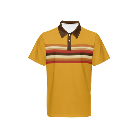 Golden Hour Retro Polo