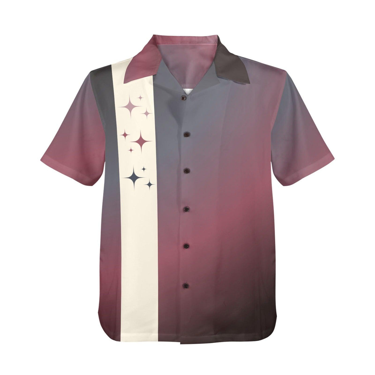 Dark Stars Atomic - Retro Button Up Shirt