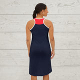 Rally Up Stripes - Retro Women's Racerback Dress