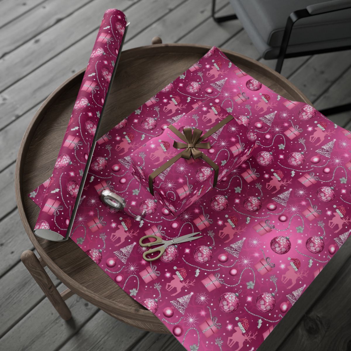 Festive Wrapping Paper for Holiday Gift Presentation