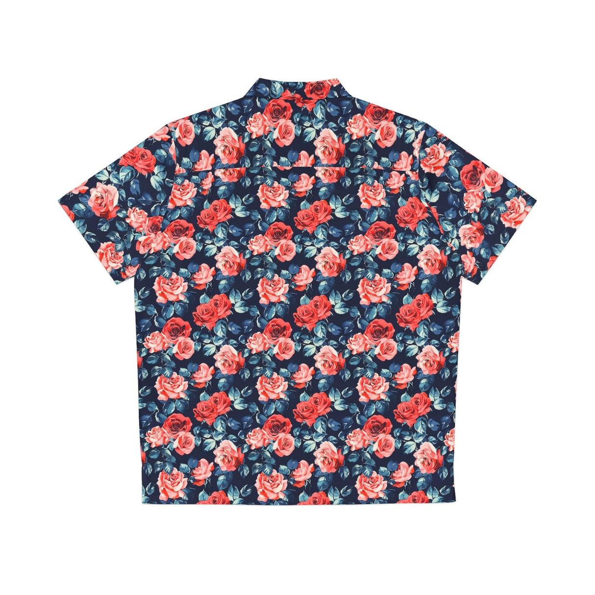 Melted Roses - Retro Button Up Shirt