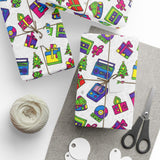 Festive Holiday Wrapping Paper for Christmas Gifts