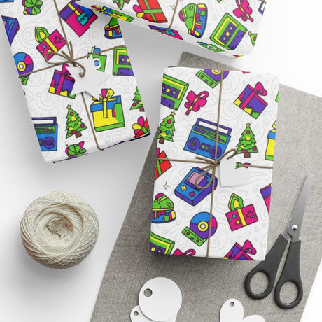 Festive Holiday Wrapping Paper for Christmas Gifts