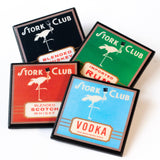 Vintage Stork Club Coaster Set