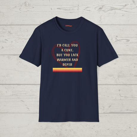I'd Call You a Cunt Retro Rainbow – V2 (Serif Font)