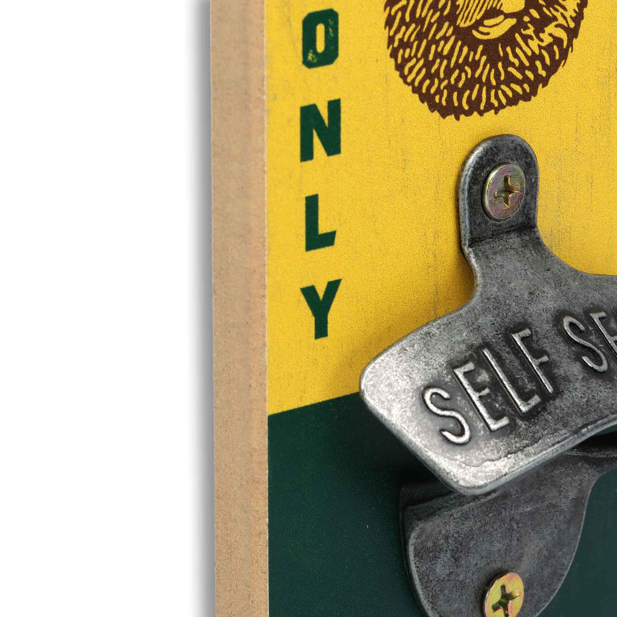 Smokey Bear Only You Wall Bottle Opener