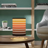 Sunset Stripes - 1970s Retro Tripod Table Lamp