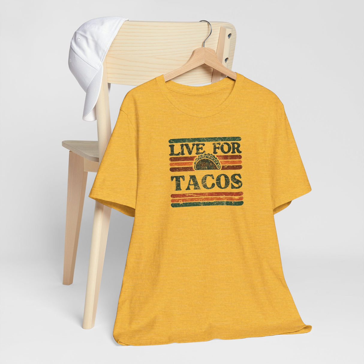 Live for Tacos - Retro Unisex T-Shirt