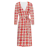 Pinot & Polka Wrap Dress