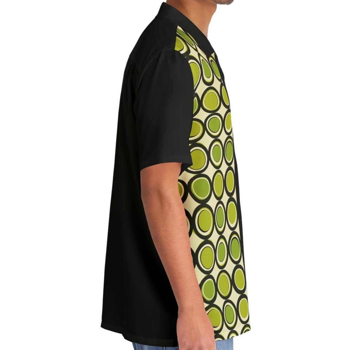 Mod Groove in Green - Retro Button Up Shirt