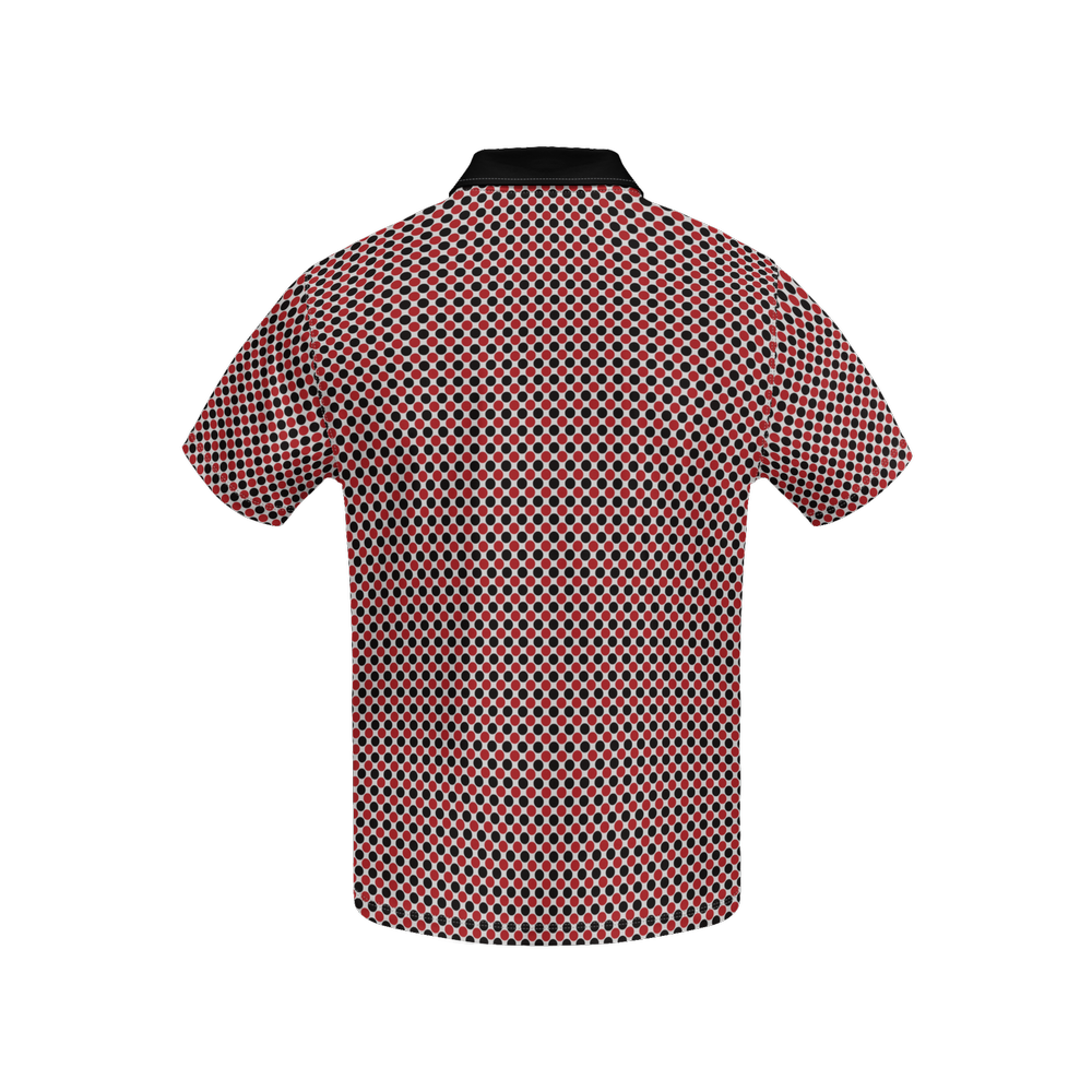 Crimson Dot Slim Fit Polo