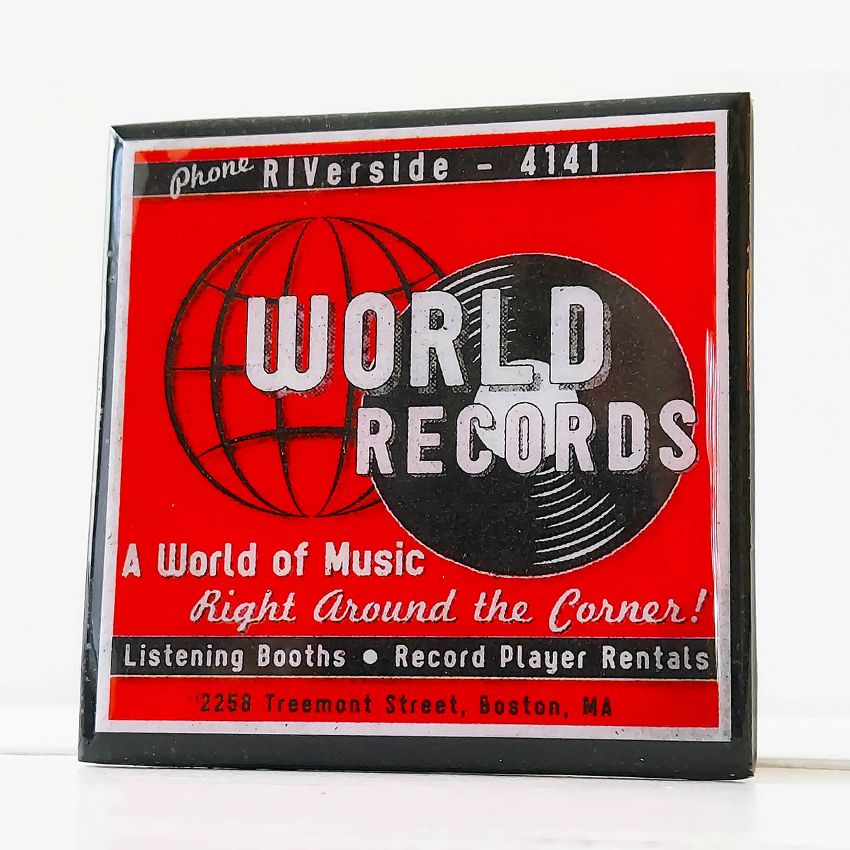 Classic Record Shop Drink Coaster Set