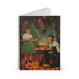 1950's Creepy Family - Spiral Notebook