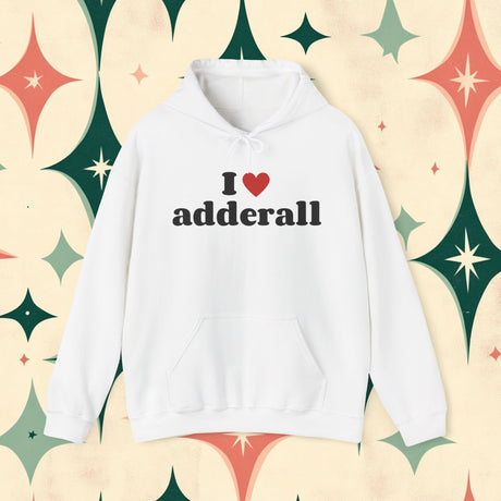 I Heart Adderall Unisex Heavy Blend™ Hooded Sweatshirt