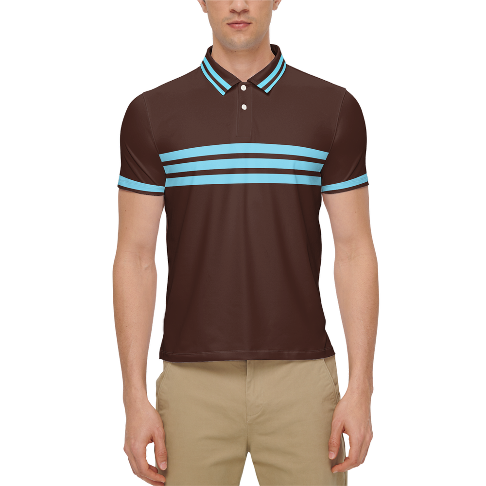 Skyline Stripes Slim Fit Polo