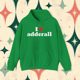 I Heart Adderall Unisex Heavy Blend™ Hooded Sweatshirt