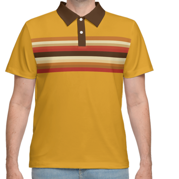 Golden Hour Retro Polo