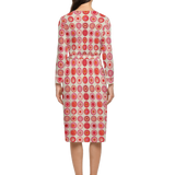 Pinot & Polka Wrap Dress