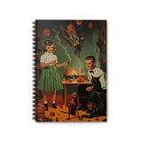 1950's Creepy Family - Spiral Notebook