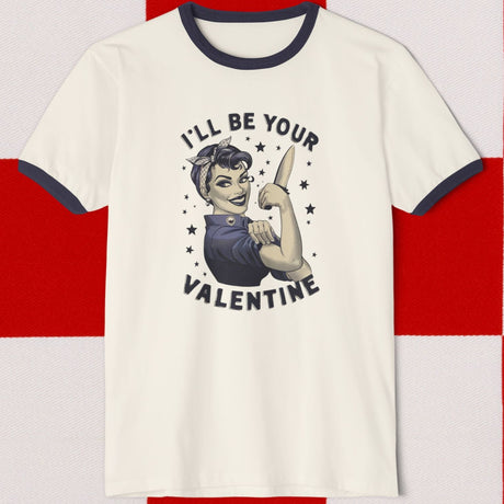 I’ll Be Your Valentine Retro Ringer T-Shirt