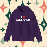 I Heart Adderall Unisex Heavy Blend™ Hooded Sweatshirt