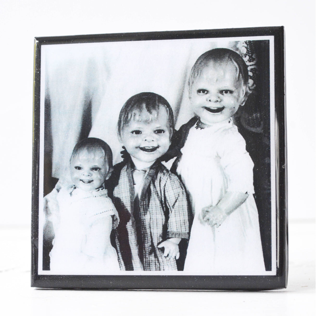 Creepy Doll Coaster Set