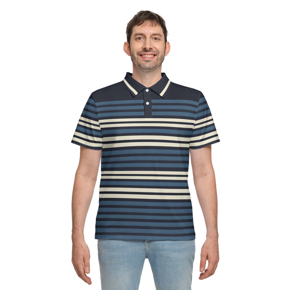 Deep Sea Stripes Polo