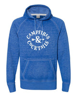 Campfires and Cocktails Vintage Hoodie