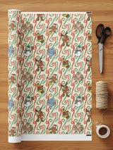 Festive Christmas Themed Gift Wrapping Paper Product