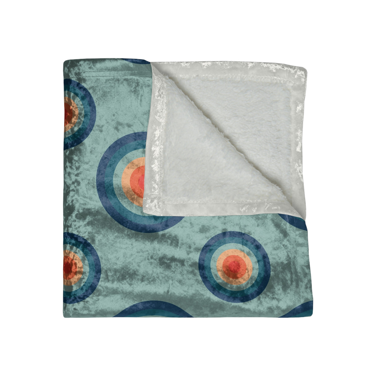 Velvet Retro Visions Throw Blanket