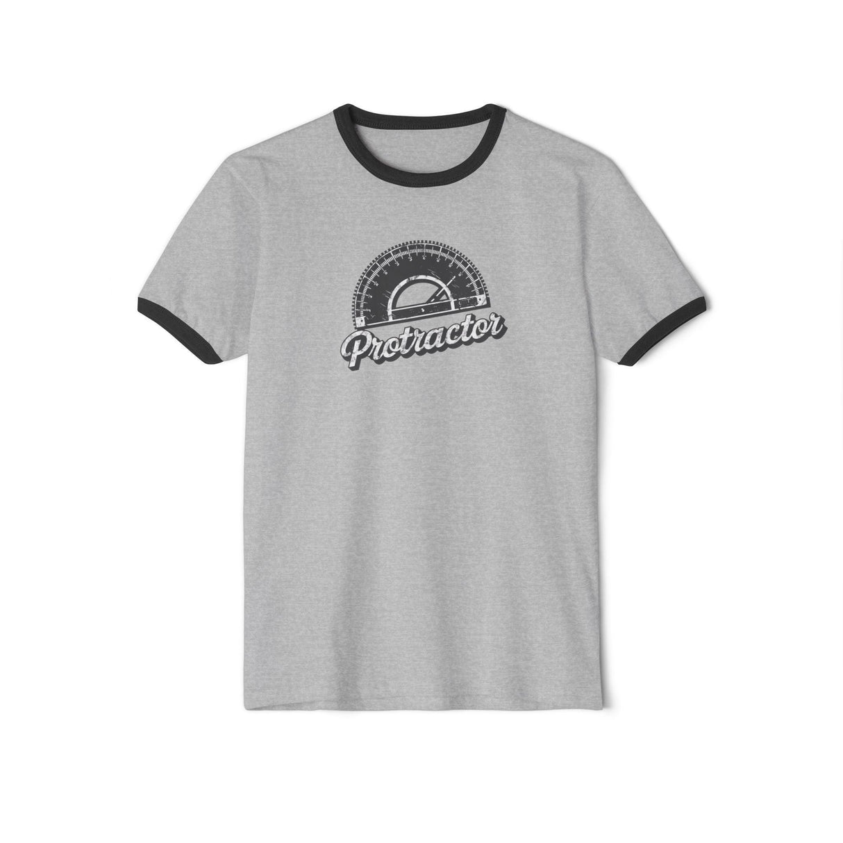 Protractor Design Retro Ringer T-Shirt