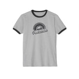 Protractor Design Retro Ringer T-Shirt