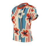 Heaven in Hibiscus - Womens Retro Shirt