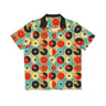 Vinyl Record - Retro Button Up Shirt