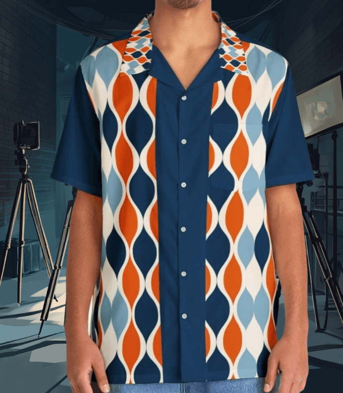 All Curves - Retro Button Up Shirt