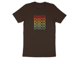 Disco Disco Disco Retro 70s Tee Brown 2