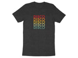 Disco Disco Disco Retro 70s Tee Heather Gray 2