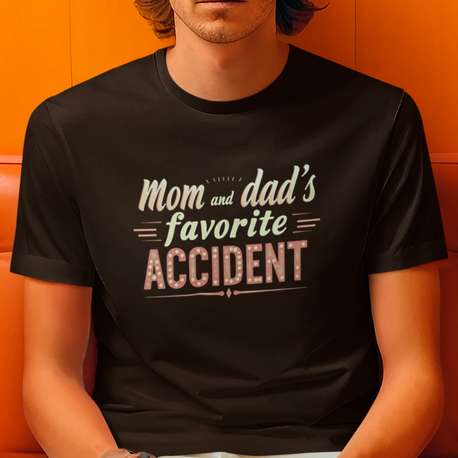 Mom and Dad’s Favorite Accident Graphic T-Shirt