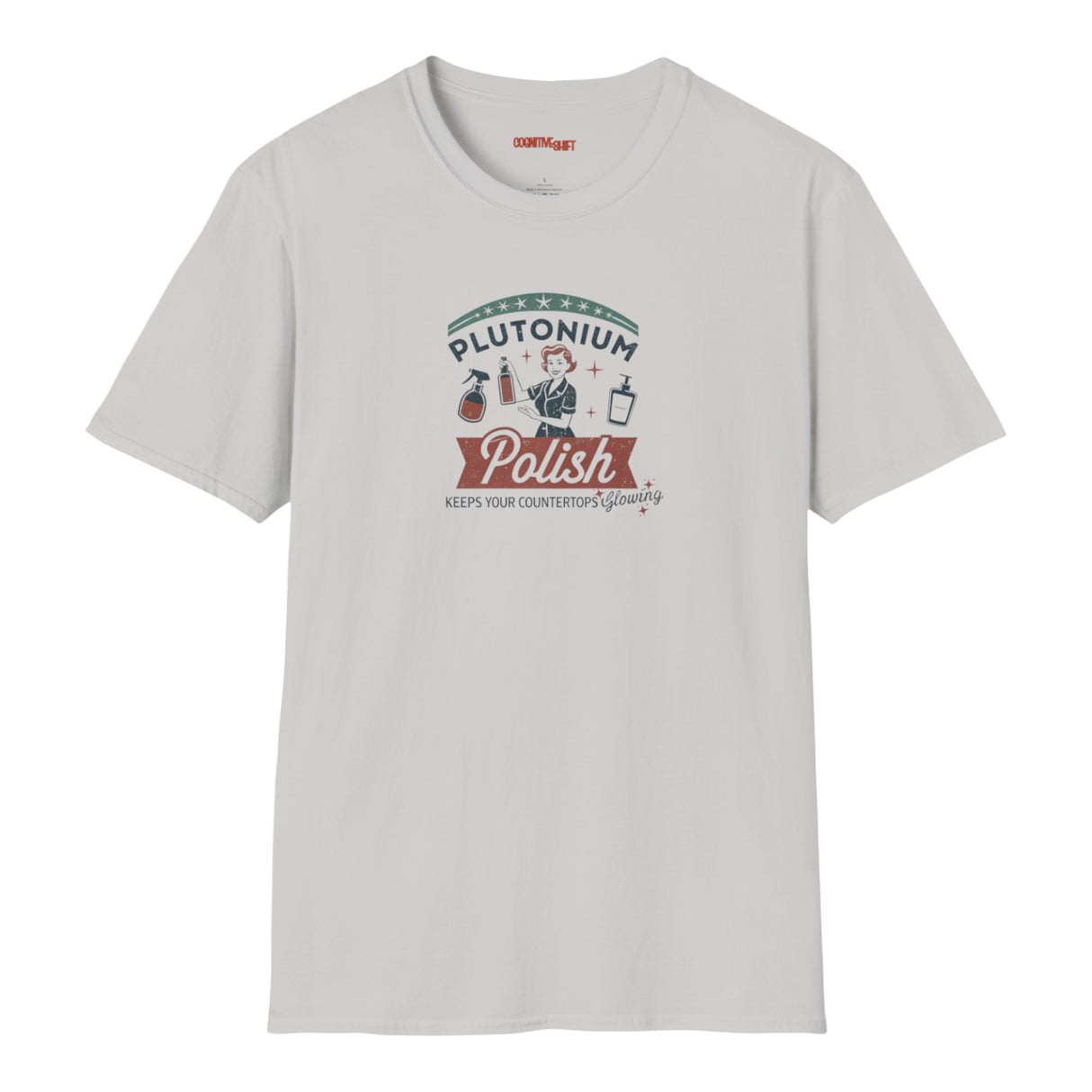 Plutonium Polish Retro Graphic T-Shirt