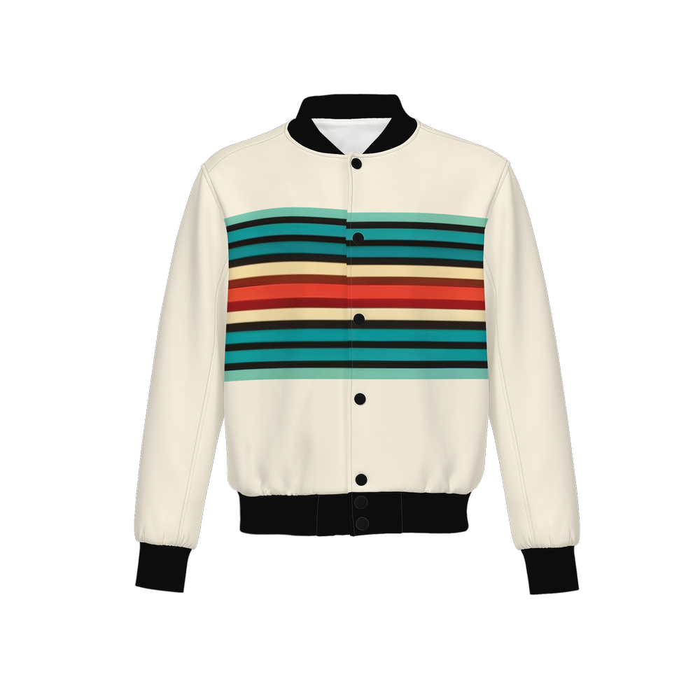 Retro Stride Bomber Jacket