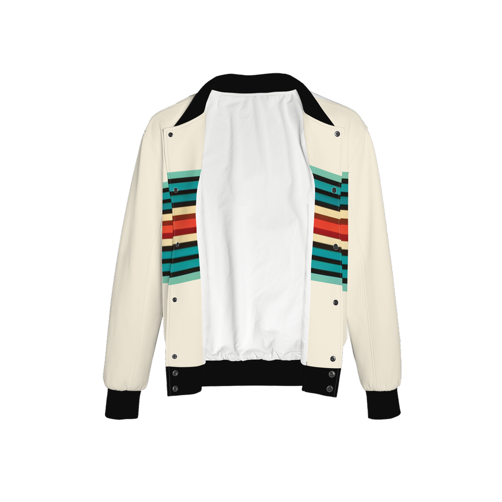 Retro Stride Bomber Jacket