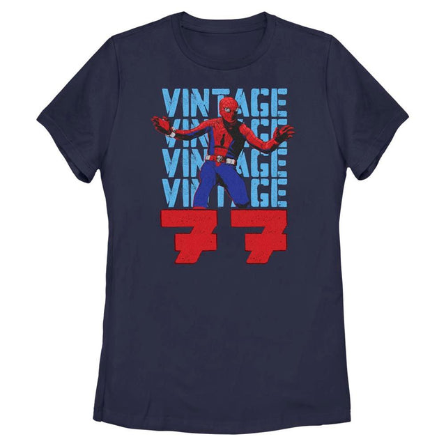 Women's Marvel Spider-Man Beyond Amazing VINTAGE 77 SPIDEY T-Shirt