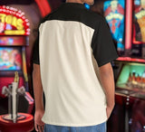 Black and Off-White Bowling Style - Retro Button Up Shirt