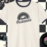 Protractor Design Retro Ringer T-Shirt